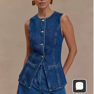 Meshki Denim vest